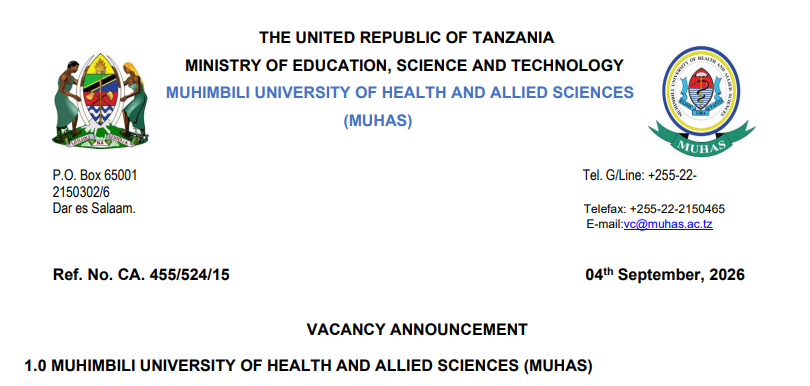 Research Coordinator at MUHAS – Global Injury Group Project 2026