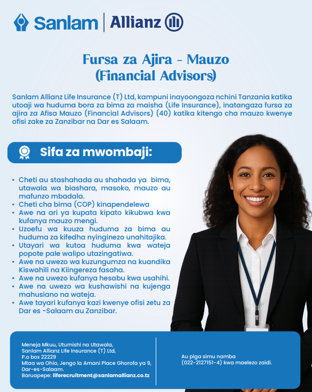 Job Opportunities at Sanlam Allianz Life Insurance