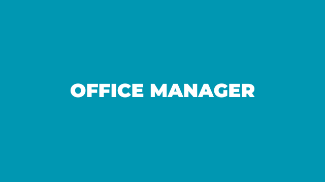 Office Manager Jobs Description