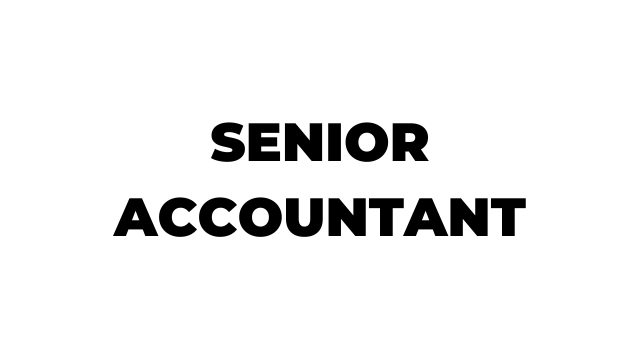 Senior Accountant Jobs Description