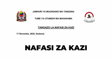Mahakama Judicial Service Commission Tanzania Vacancies 2025