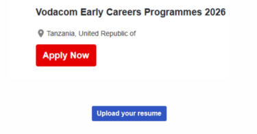 2025 Vodacom Early Careers Programmes – Tanzania