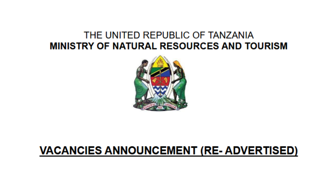 Ministry of Natural Resources and Tourism Tanzania Vacancies 2025