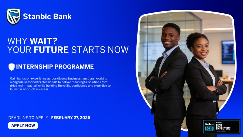 Graduate Programme Opportunity – Stanbic Bank Tanzania