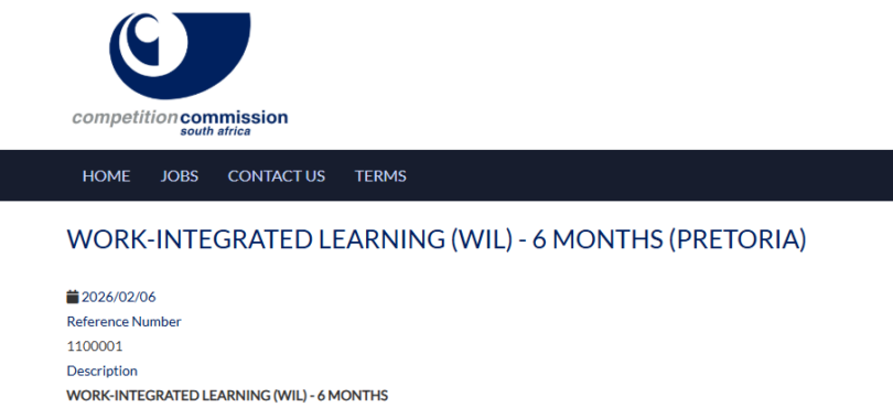 Competition Commission Internship 2026: Apply for the Work-Integrated Learning Programme
