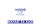 Hope Microcredit Tanzania Vacancies 2026