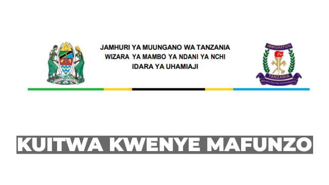 Immigration Officer Initial Training 2026 at the Tanzania Immigration Department