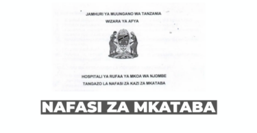 Njombe RRH Vacancies 2026