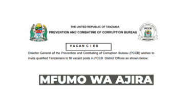 PCCB Ajira Takukuru Portal Recruitment 2026