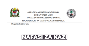 Shinyanga Municipal Council Driver Vacancies 2026