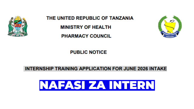 Pharmacy Council Tanzania Internship Intake June 2026