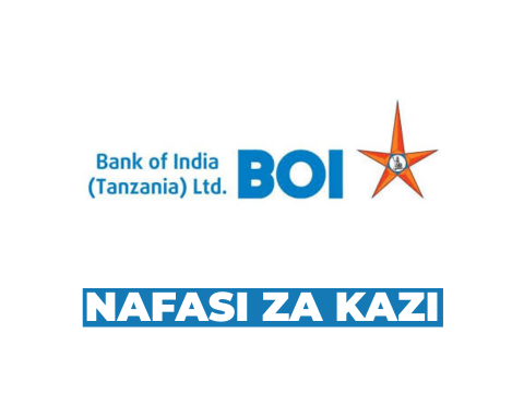 Bank of India Tanzania Ltd Vacancies 2026