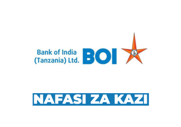 Bank of India Tanzania Ltd Vacancies 2026