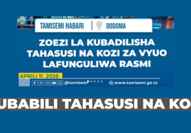 Form Five Selection 2026: Deadline, Process & TAMISEMI Course Change Instructions