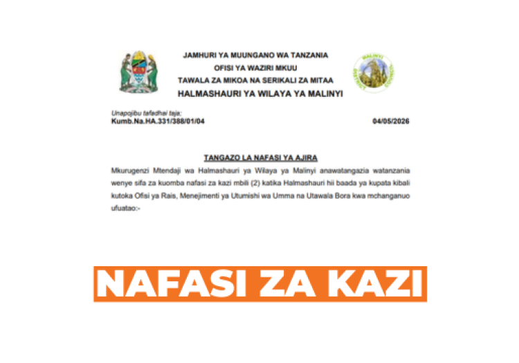 Malinyi District Council Vacancies 2026