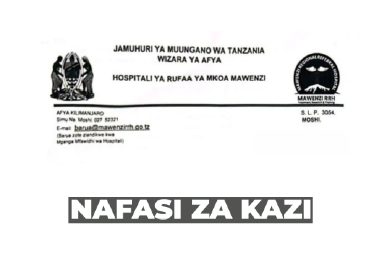 Mawenzi Regional Referral Hospital (Kilimanjaro) Vacancies 2026