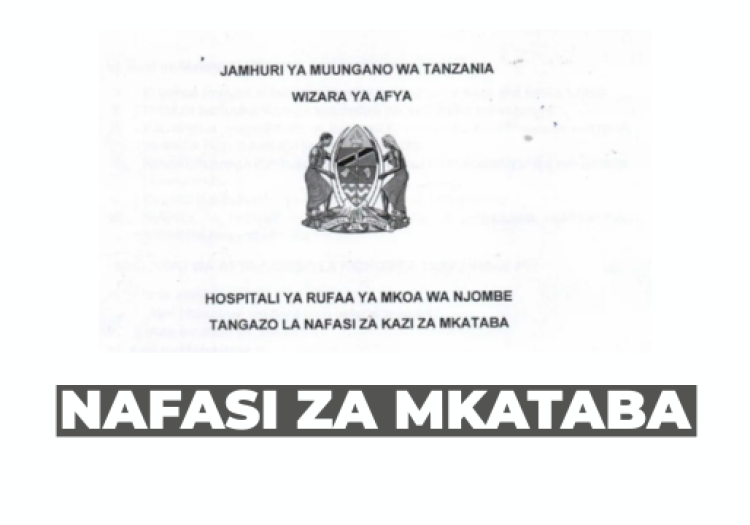 Njombe RRH Vacancies 2026