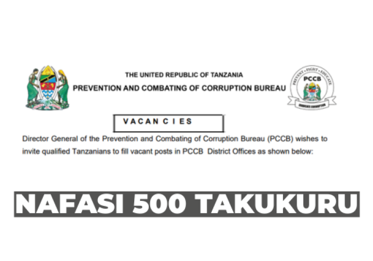 PCCB Tanzania Vacancies 2026 – 500 Positions Announced