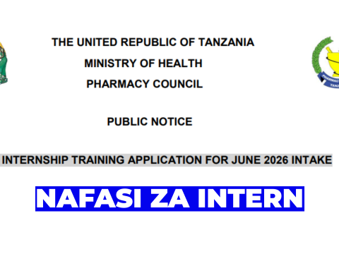 Pharmacy Council Tanzania Internship Intake June 2026