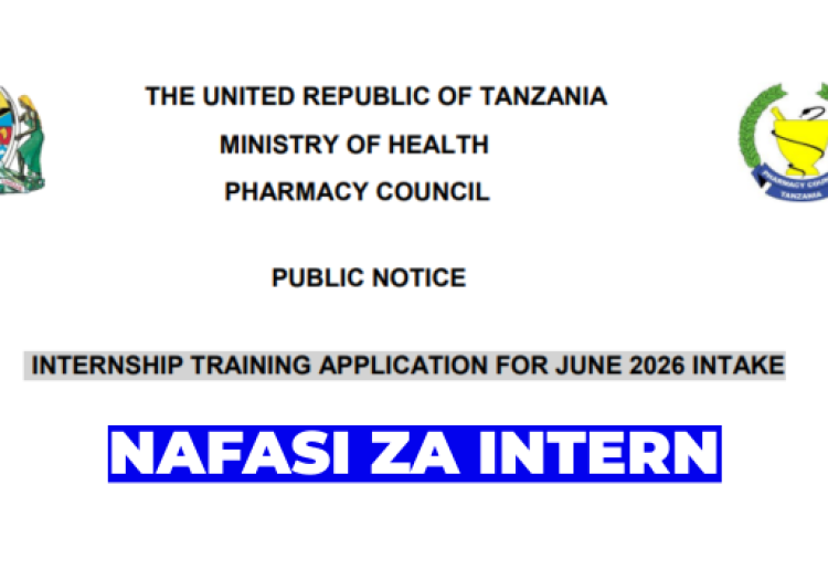 Pharmacy Council Tanzania Internship Intake June 2026