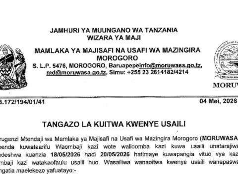 MORUWASA Names called for Interview 2026